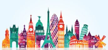 Illustration skyline